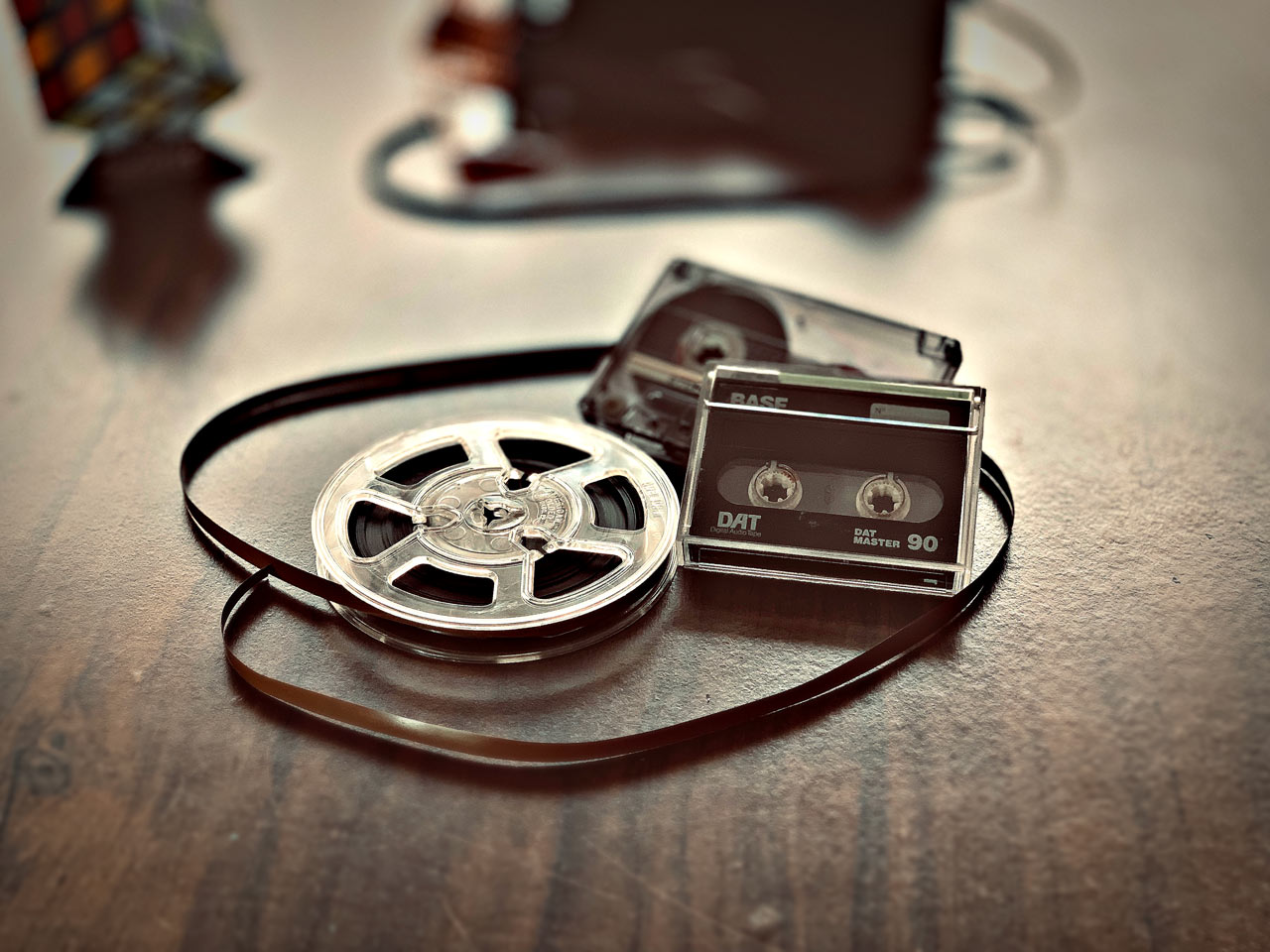 4-Track and DAT tape and Audio Reel